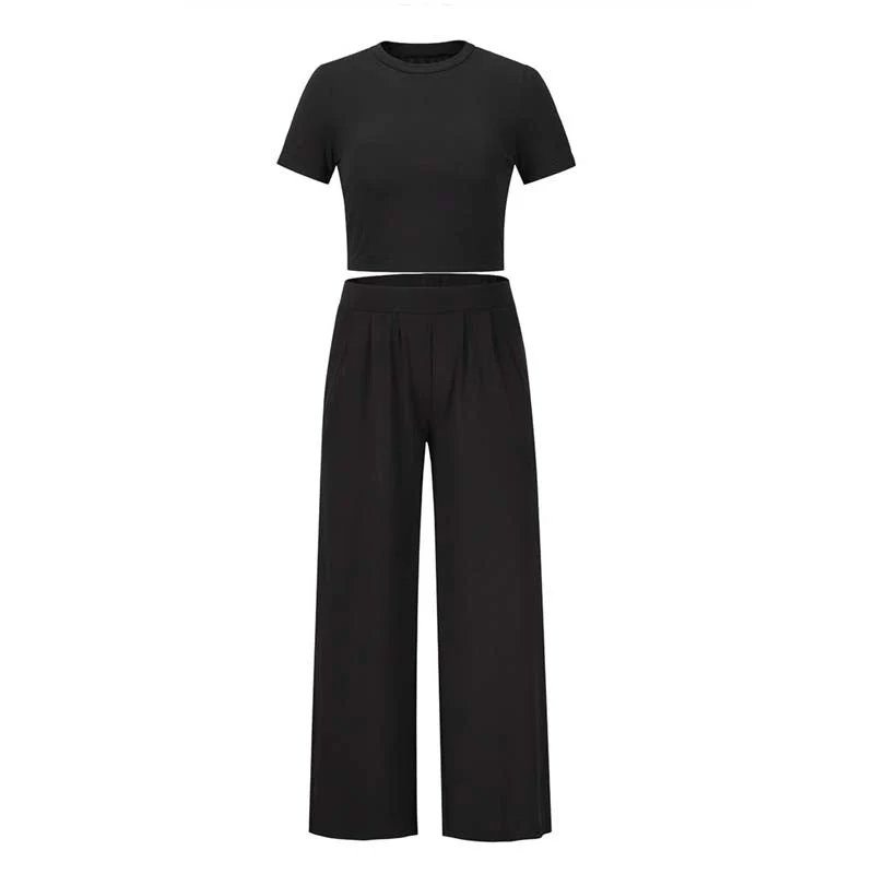 Nyssa - Ensemble deux pièces décontracté top + pantalon - Image 10