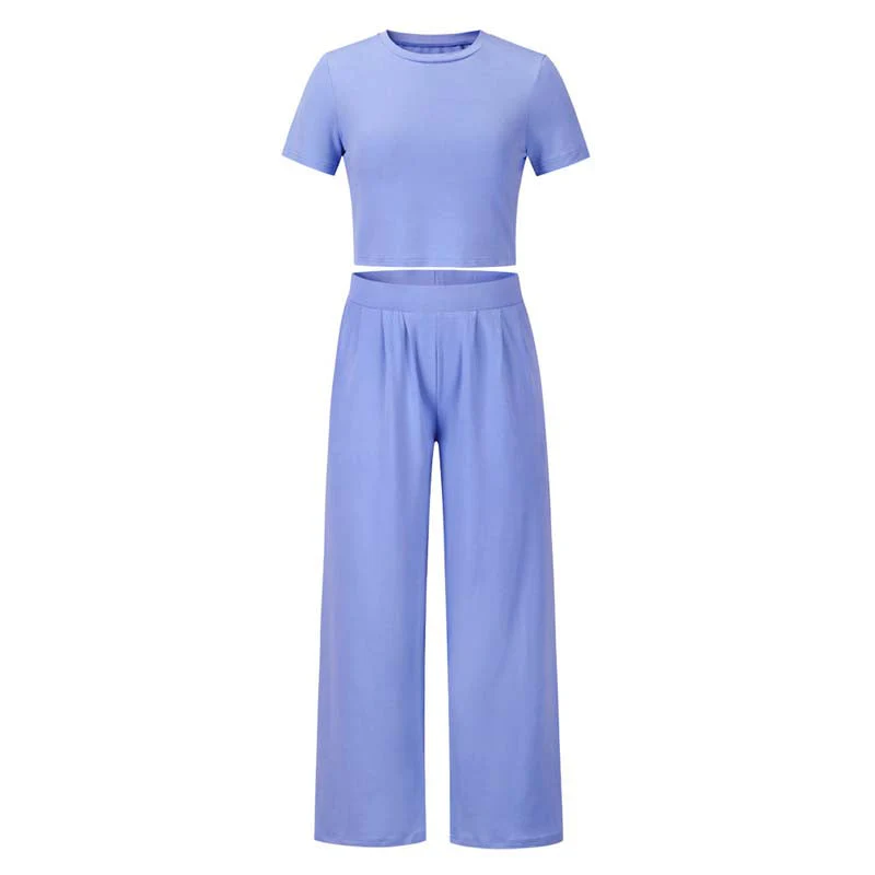 Nyssa - Ensemble deux pièces décontracté top + pantalon - Image 11