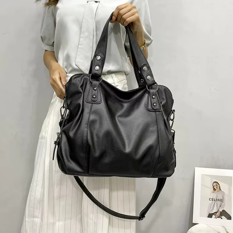 Grand sac NYX en cuir PU grainé - Image 5