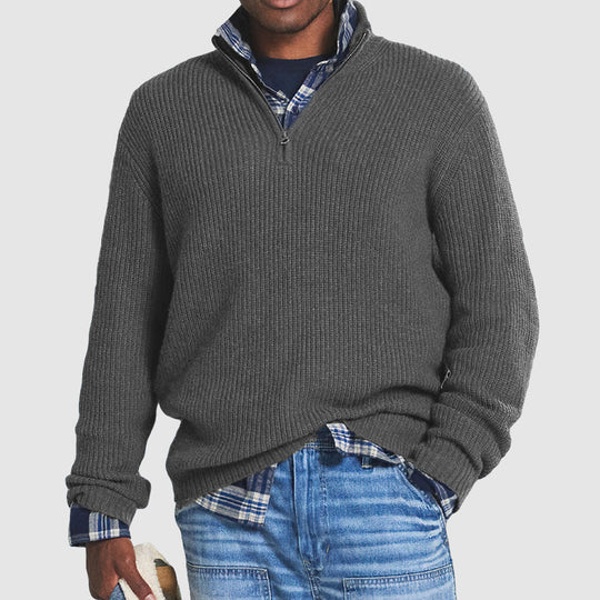 Pull zippé élégant en cachemire - Image 2