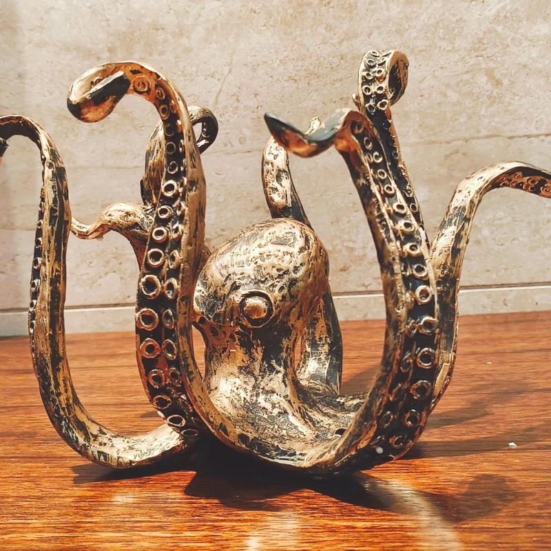 Support Broyeur Rustique pour Tasses avec Motif Pieuvre - Image 3
