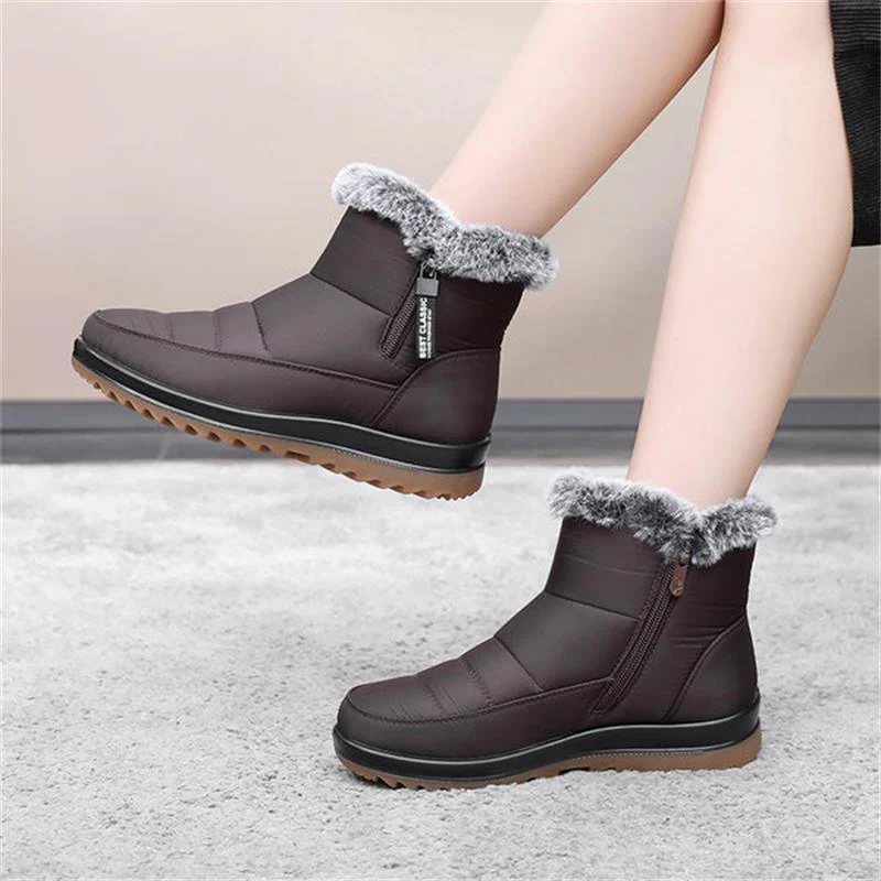 Bottes imperméables légères avec adhérence antidérapante pour temps froid - Image 2