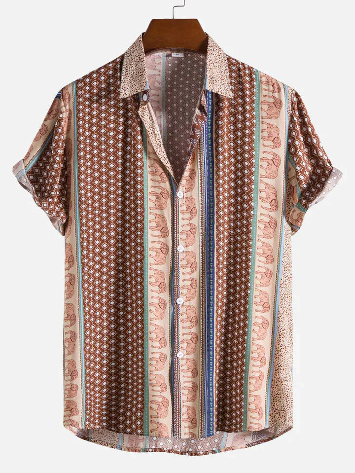 Oliver - Chemise manches courtes imprimé éléphant - Image 2