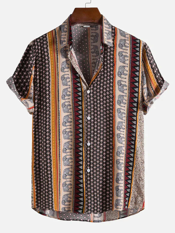 Oliver - Chemise manches courtes imprimé éléphant - Image 3