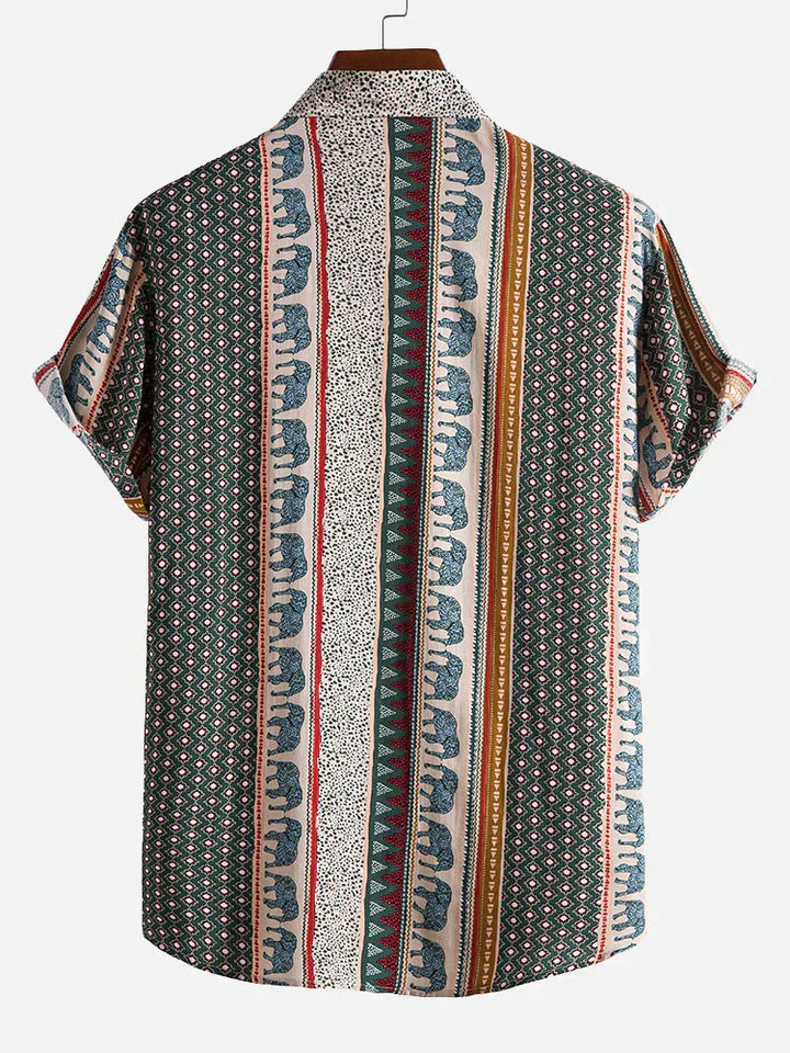 Oliver - Chemise manches courtes imprimé éléphant - Image 5