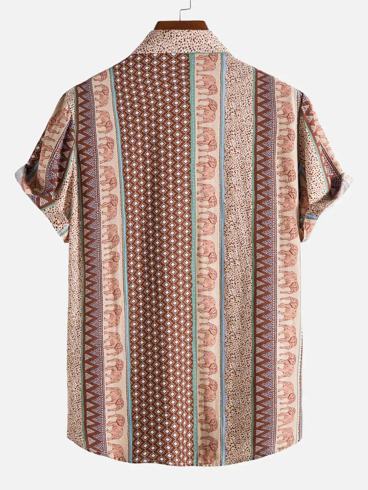 Oliver - Chemise manches courtes imprimé éléphant - Image 9