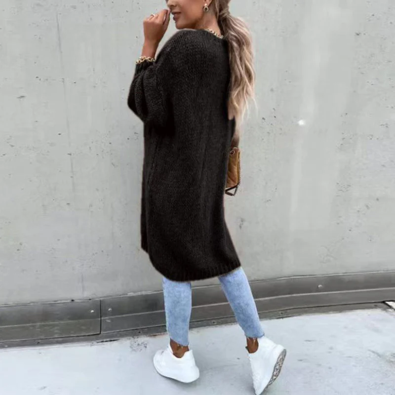 Cardigan Olivia manches longues coupe haute - Image 6
