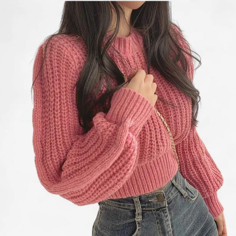 Olivia Pull femme col rond ample
