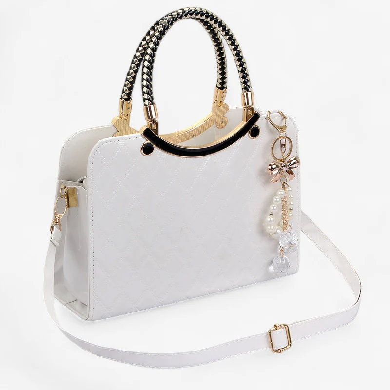 Sac à épaule en cuir 2-en-1 avec bretelles réglables - Image 4