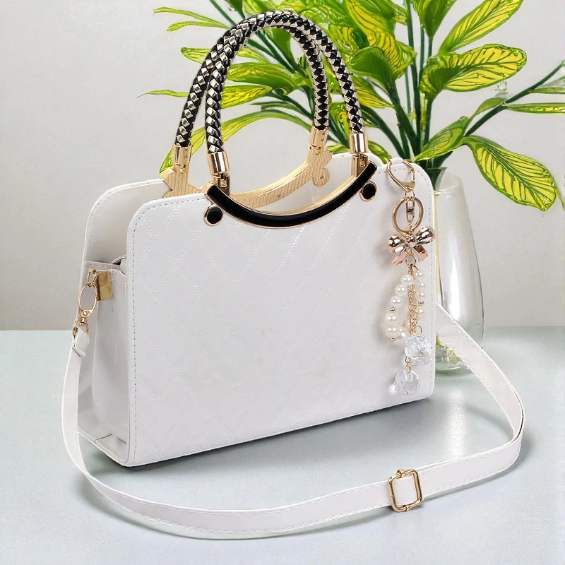 Sac à épaule en cuir 2-en-1 avec bretelles réglables - Image 8
