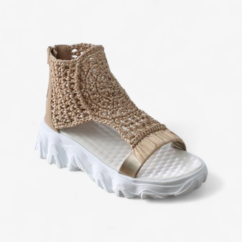 Sandales femme en maille à enfiler - Image 3