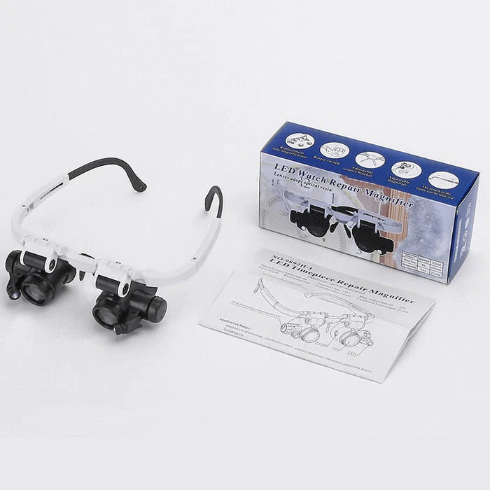Loupe avec lentille ajustable & lumières LED - Image 2