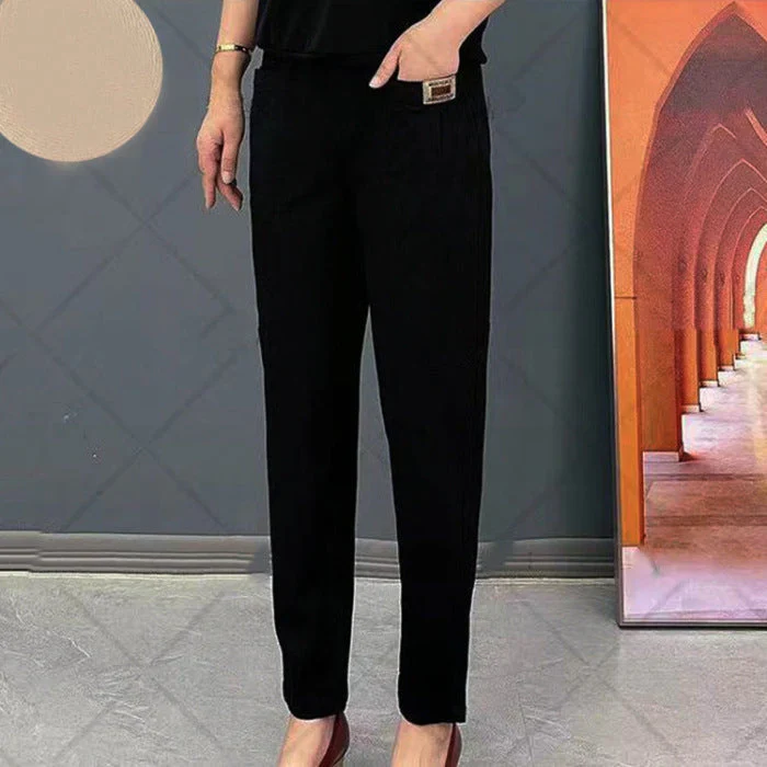 Oriana - Pantalon droit femme avec poches - Image 2