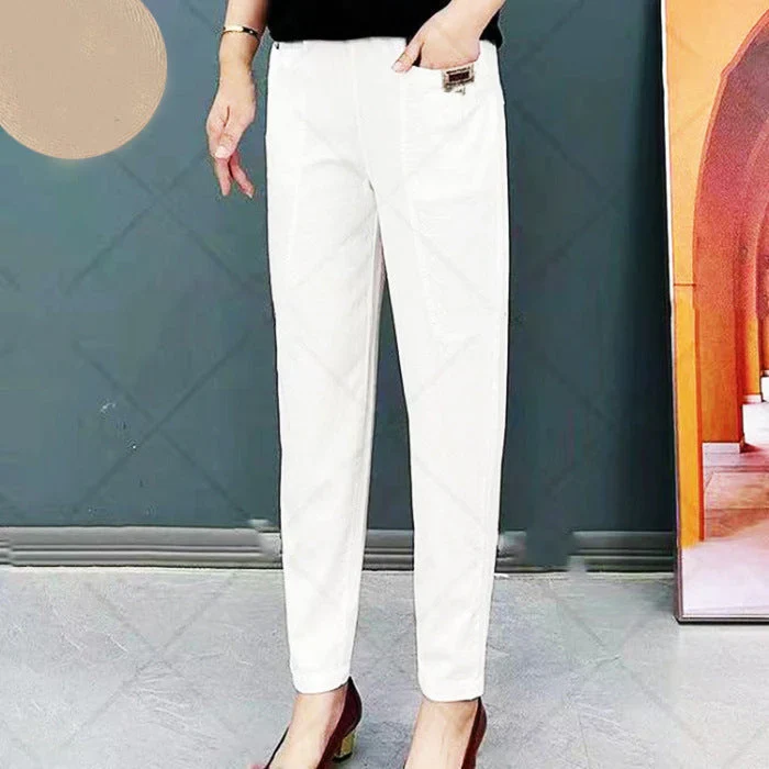 Oriana - Pantalon droit femme avec poches - Image 3