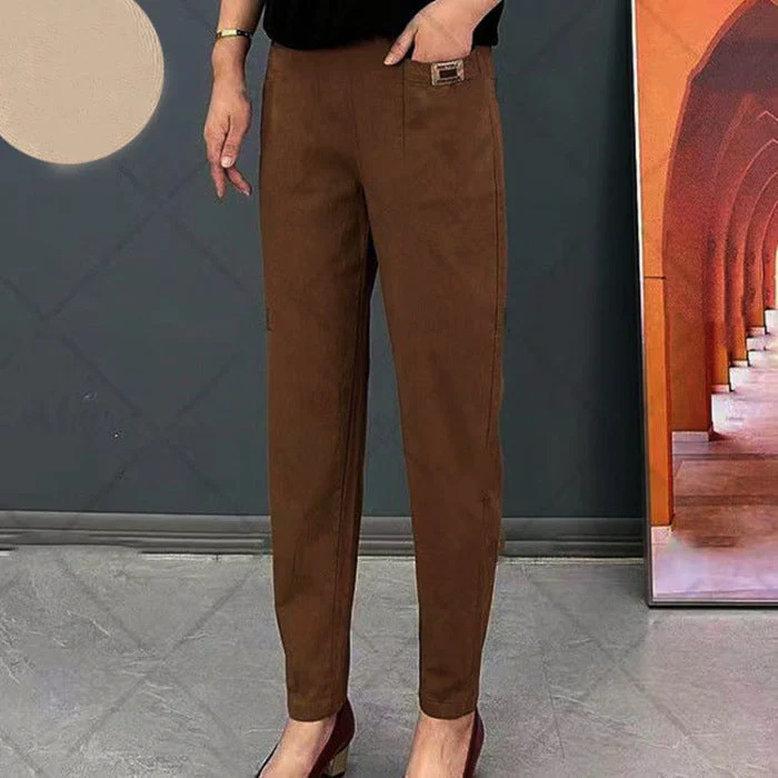 Oriana - Pantalon droit femme avec poches - Image 4