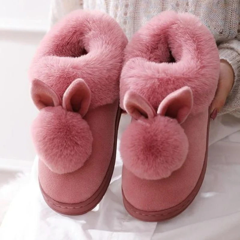 Bottes femme fourrure bout rond semelle plate - Image 4