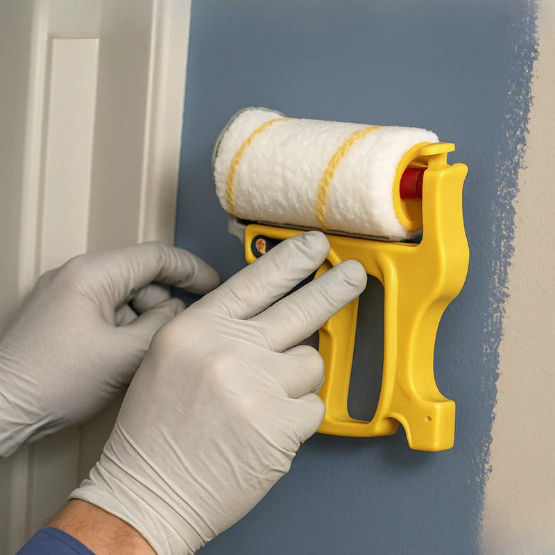 Rouleau appliqueur et pinceau de bordure pour peinture murale - Image 3