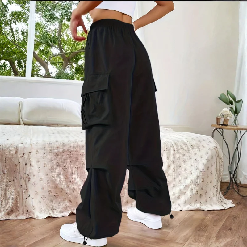 Pantalon ample à jambes larges pour femme avec poches - Image 6