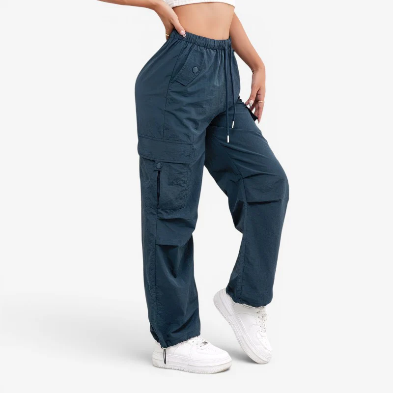 Pantalon femme coupe large avec multiples poches - Image 3