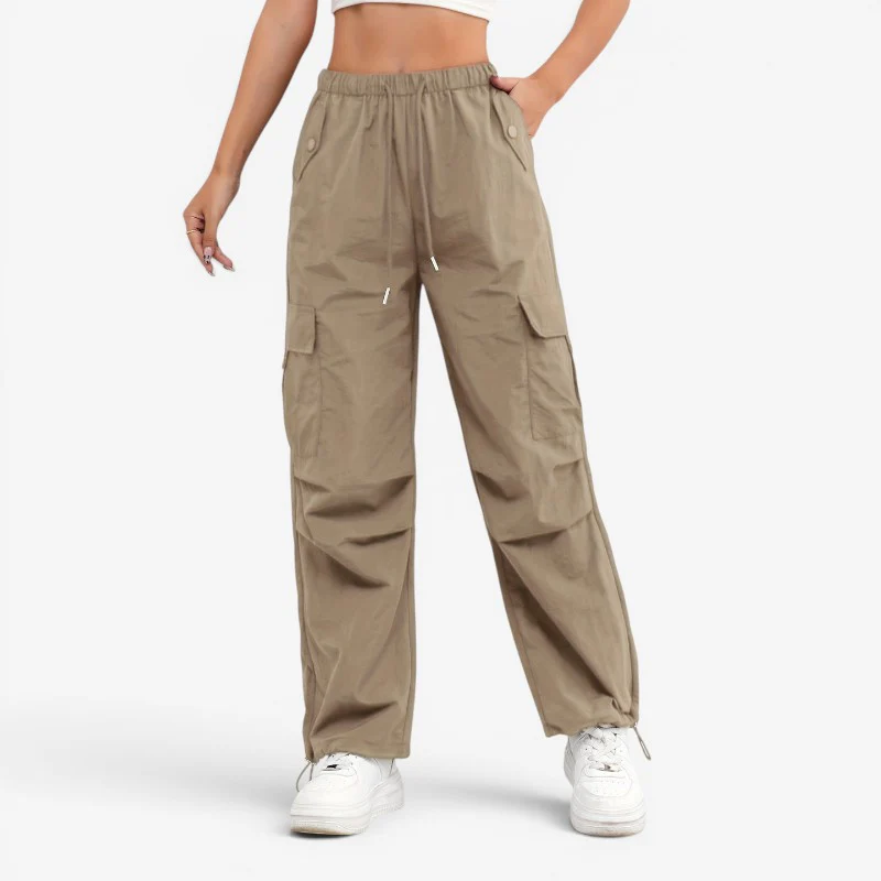 Pantalon femme coupe large avec multiples poches - Image 7