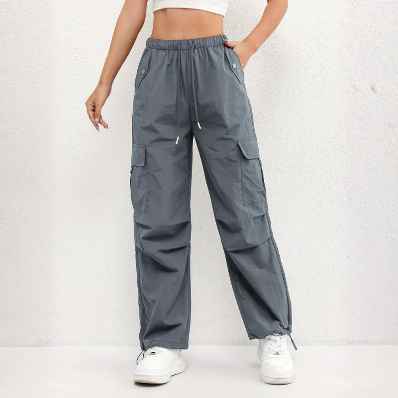 Pantalon femme coupe large avec multiples poches - Image 9