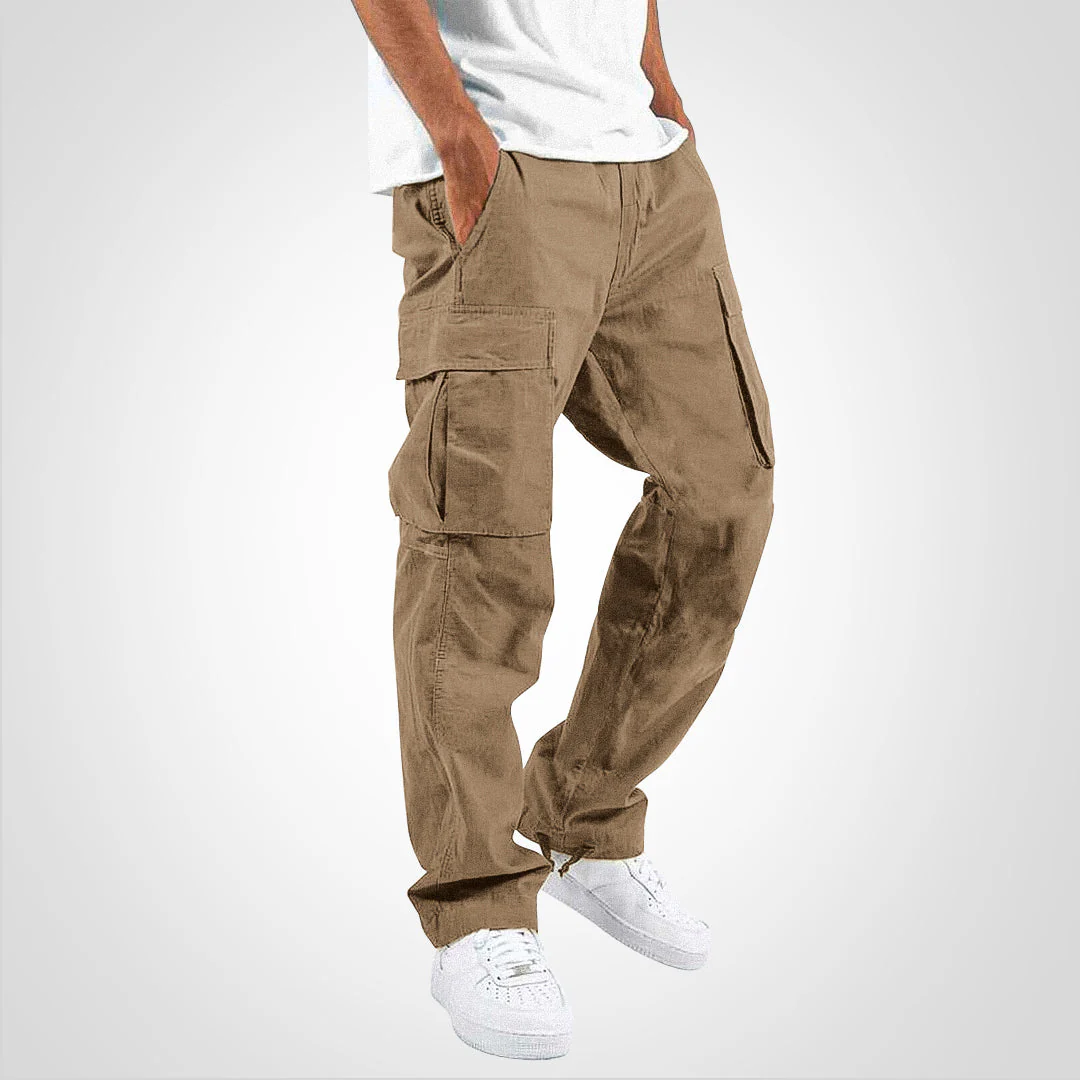 Pantalon cargo à poches multiples avec taille standard - Image 2