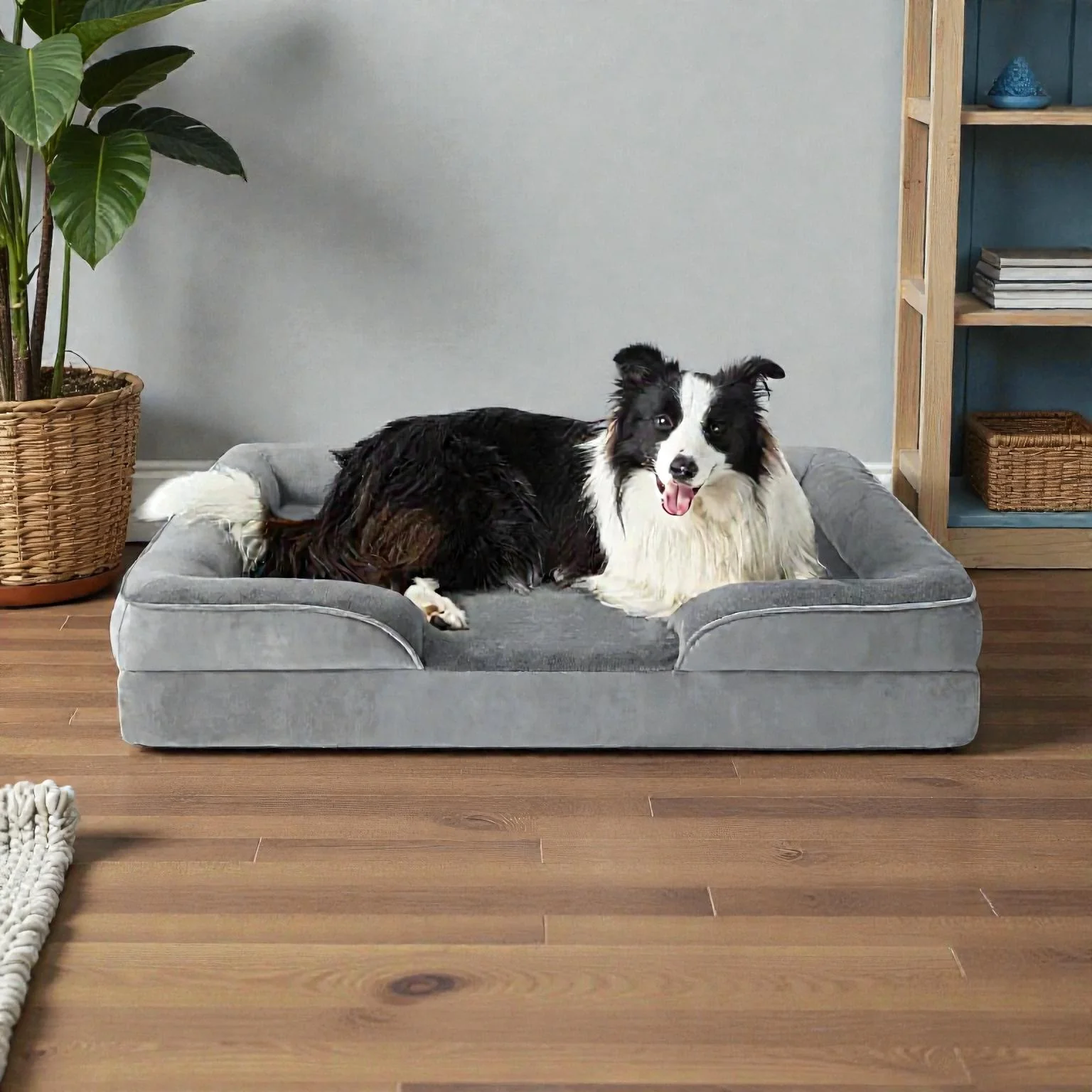 PawNest – Canapé-lit animalier avec housse amovible et lavable - Image 3