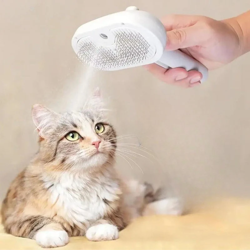 Brosse peigne vapeur pour chien avec spray - Image 5