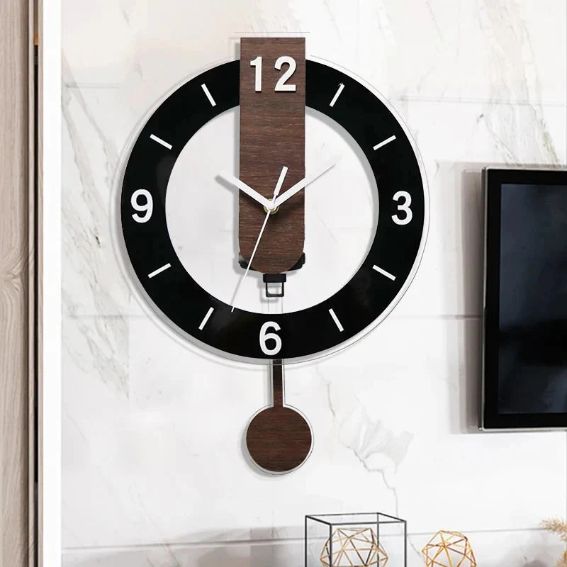 Horloge murale à pendule mouvement quartz - Image 4
