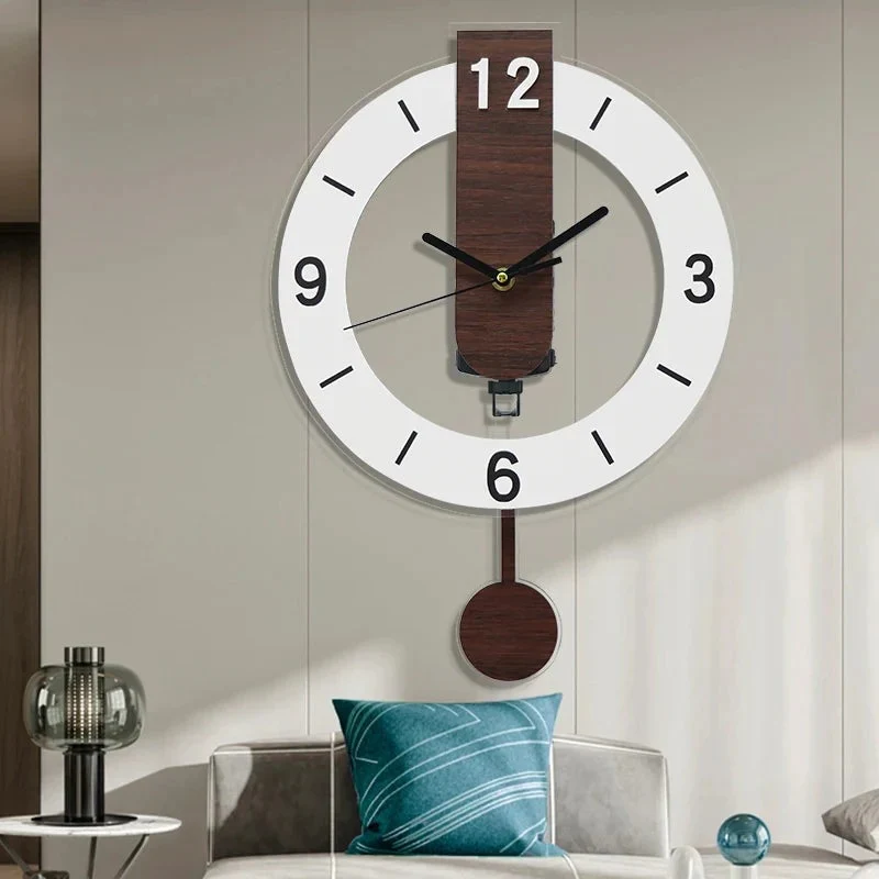 Horloge murale à pendule mouvement quartz - Image 5