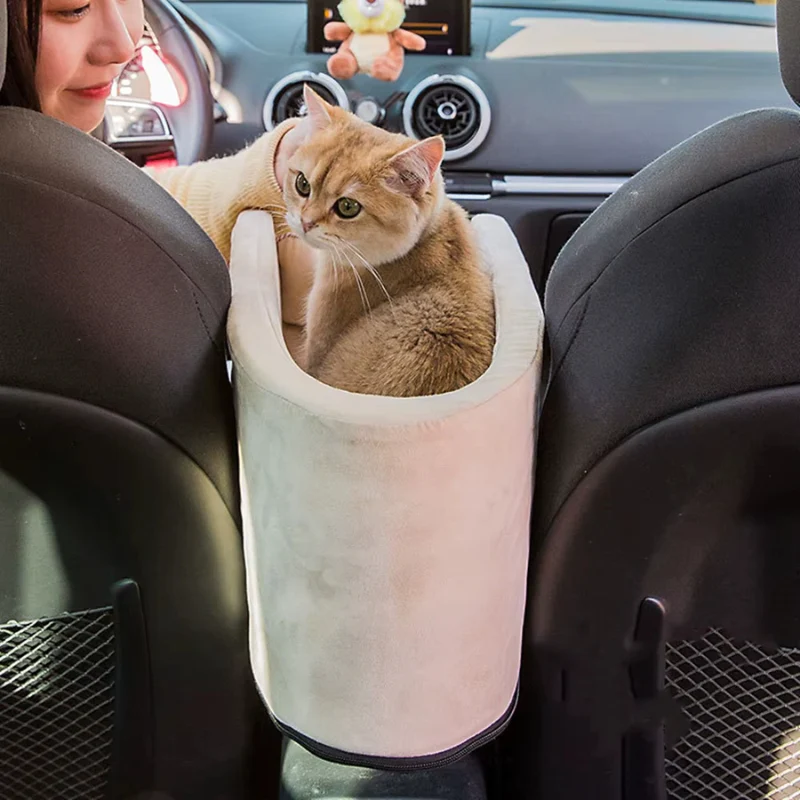 Siège auto portable pour animaux avec fixation accoudoir - Image 4