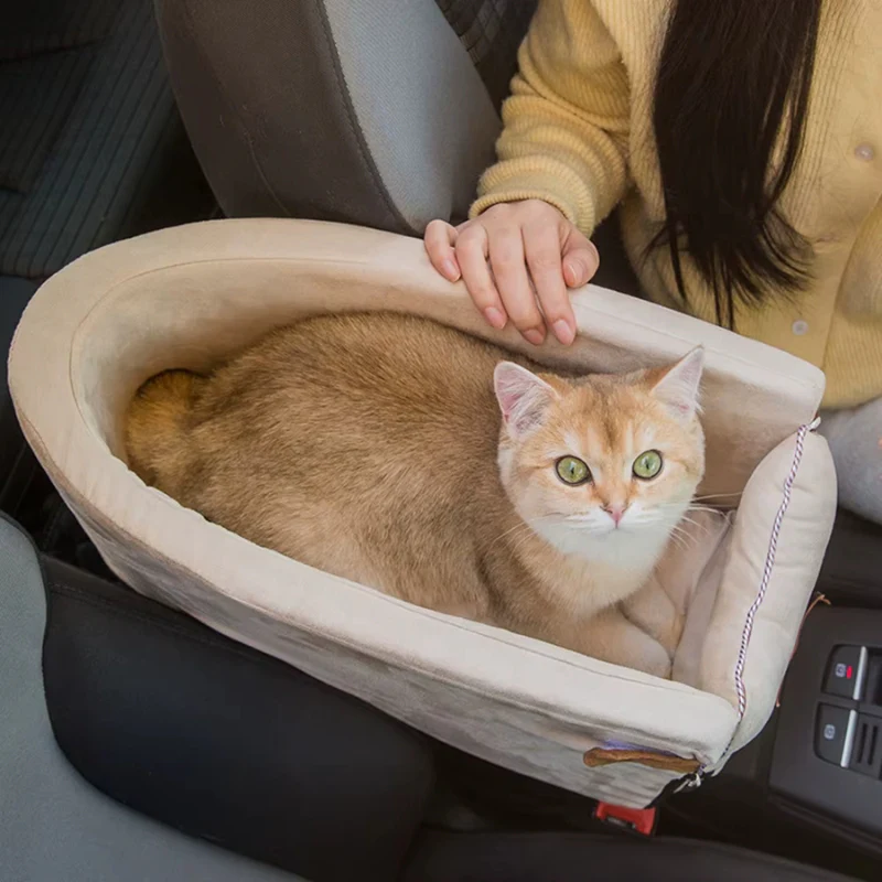 Siège auto portable pour animaux avec fixation accoudoir - Image 5