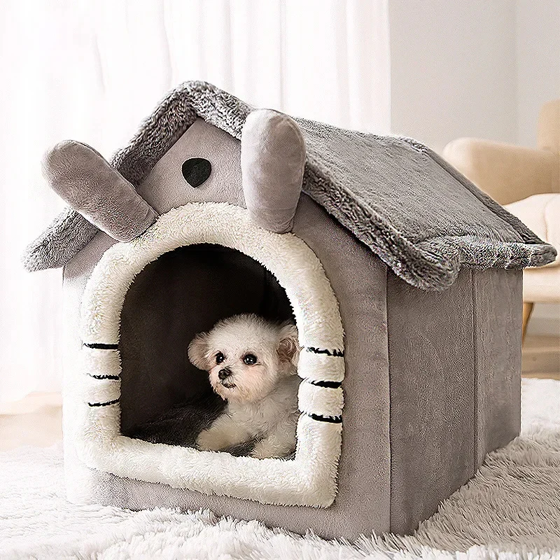 Lit-maison pour animaux pliable - Image 4