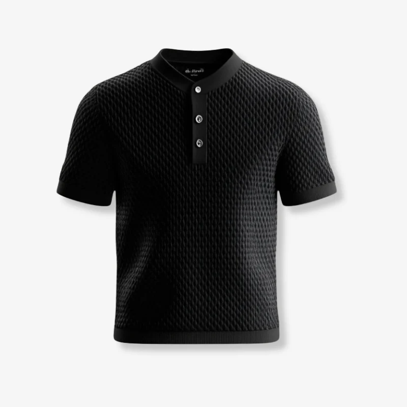 Chemise homme manches courtes coupe ajustée à boutons - Image 3