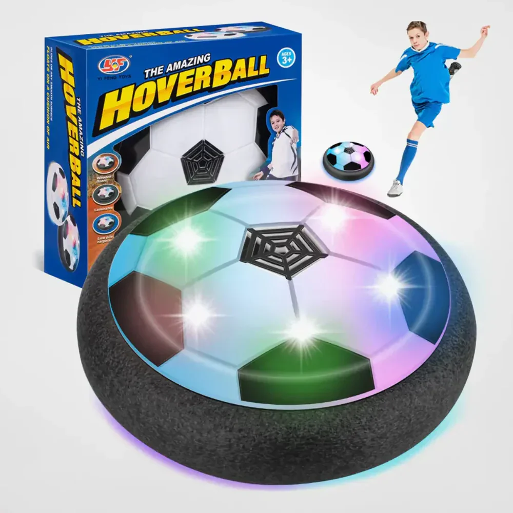 Jouet de football aérien avec lumières LED colorées - Image 3