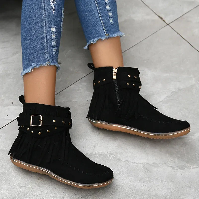 Bottines élégantes avec franges - Image 2
