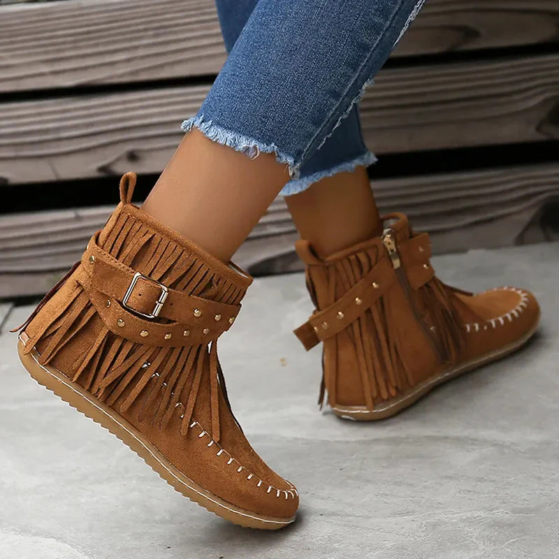 Bottines élégantes avec franges - Image 3