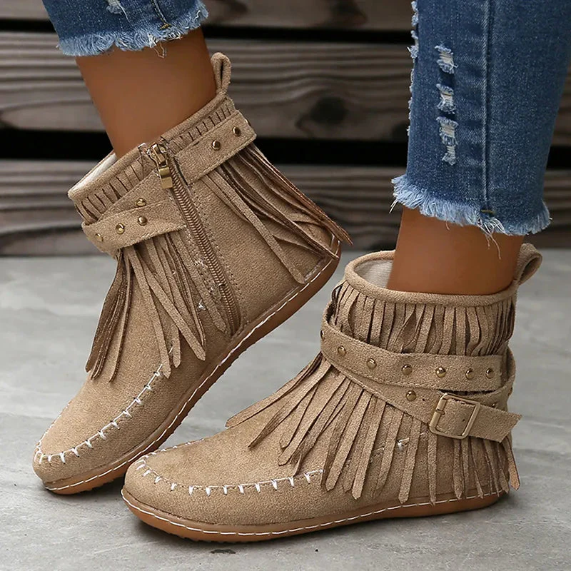 Bottines élégantes avec franges - Image 6