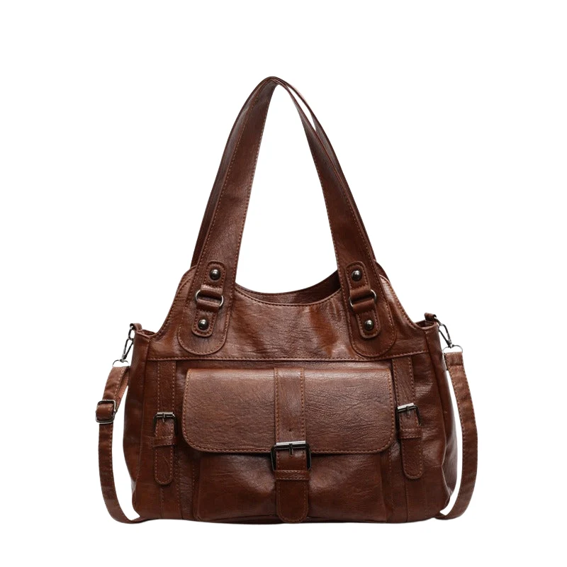 Sac à main avec compartiments multiples + bandoulière réglable - Image 2