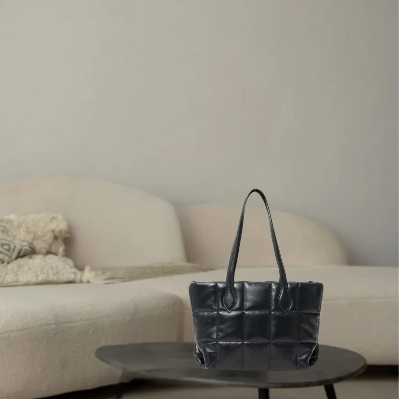 Rebecca – Grand Sac Cabas à Épaule avec Fermeture Zippée - Image 3