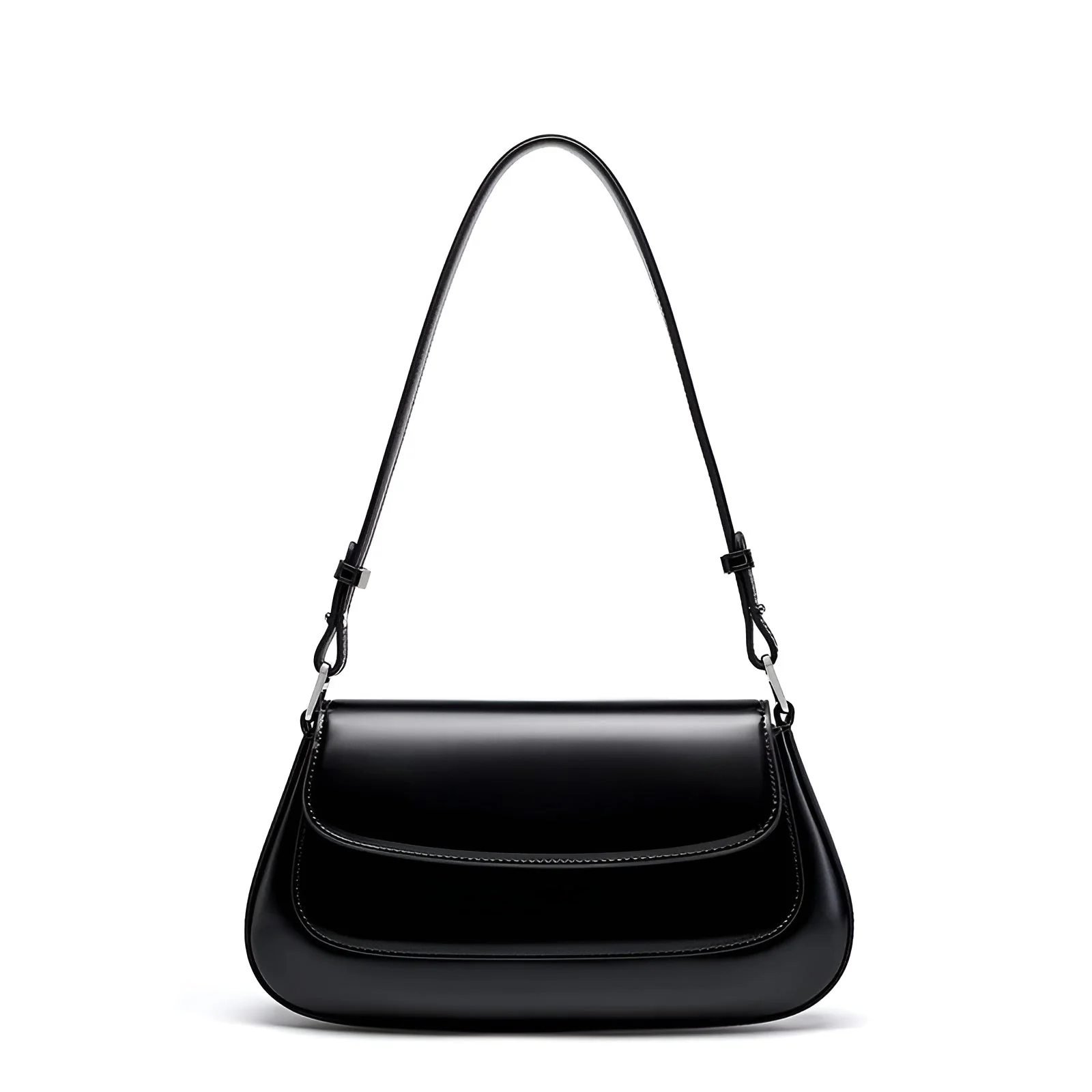 Sac bandoulière femme vintage structuré - Image 5