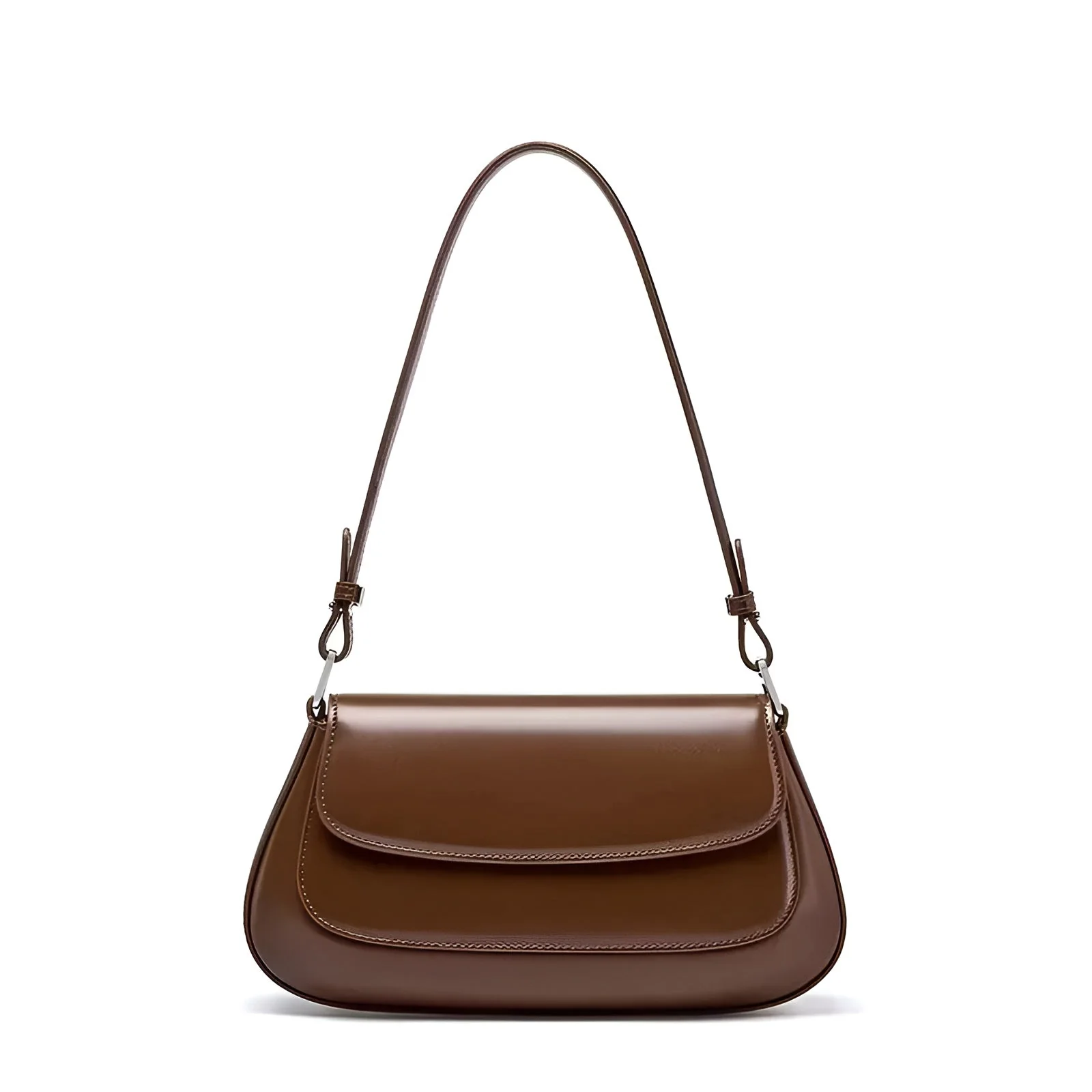 Sac bandoulière femme vintage structuré - Image 6