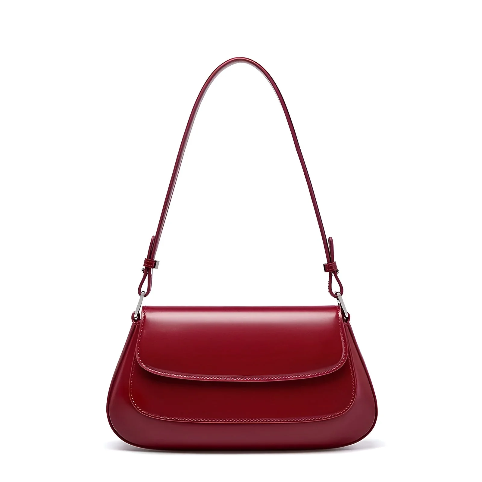 Sac bandoulière femme vintage structuré - Image 7