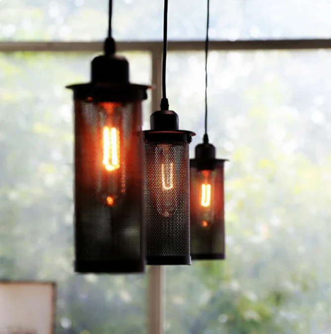 Lampe suspendue vintage-moderne