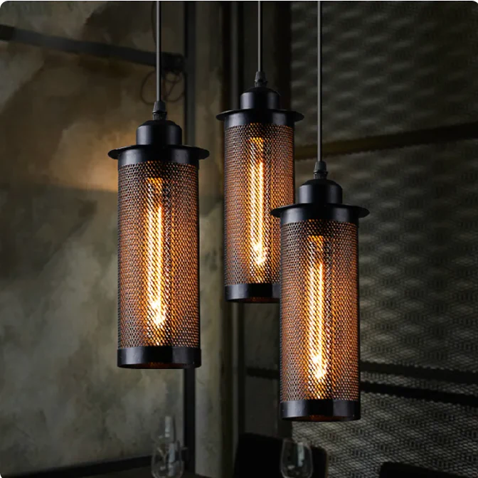 Lampe suspendue vintage-moderne - Image 3