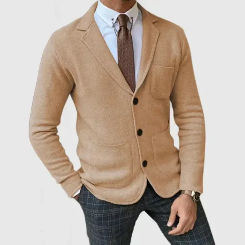 Blazer homme col à revers manches longues - Image 2