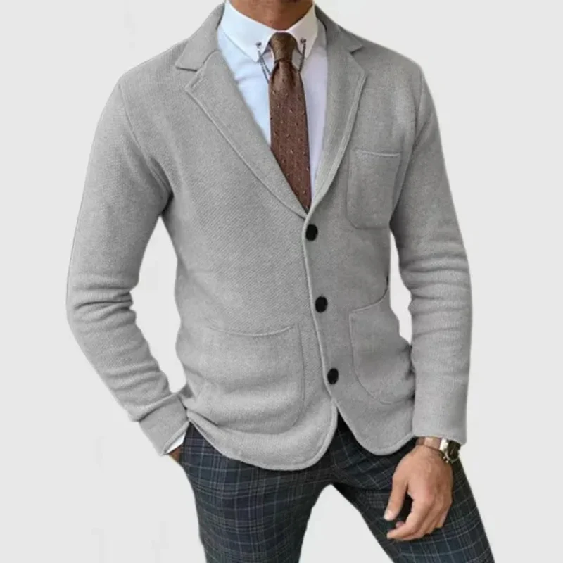 Blazer homme col à revers manches longues - Image 3