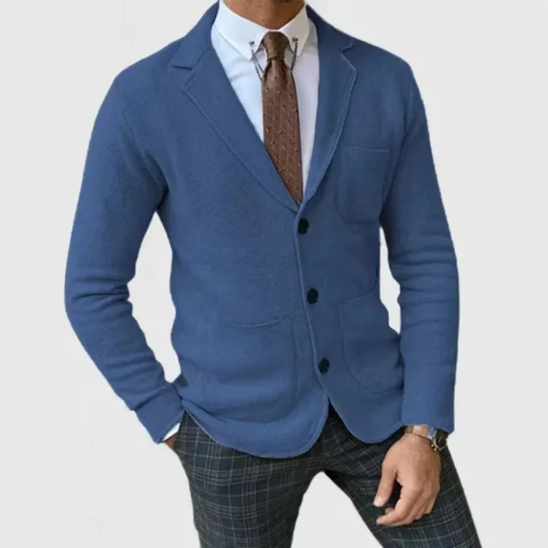 Blazer homme col à revers manches longues - Image 5