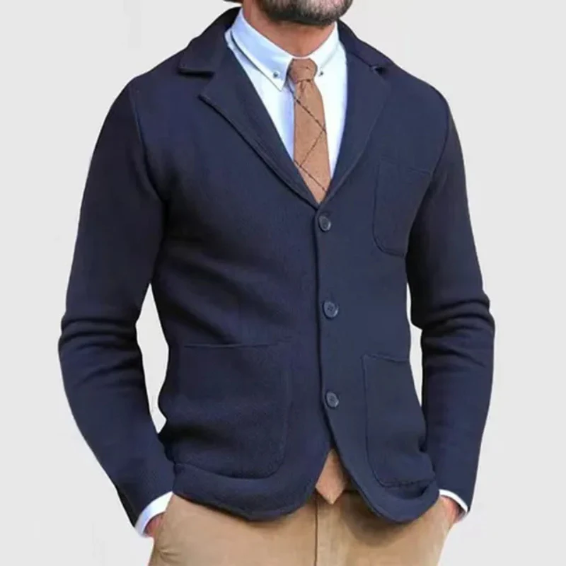 Blazer homme col à revers manches longues - Image 6