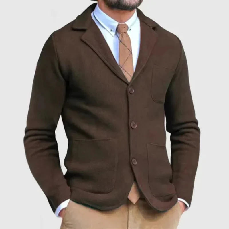 Blazer homme col à revers manches longues - Image 7